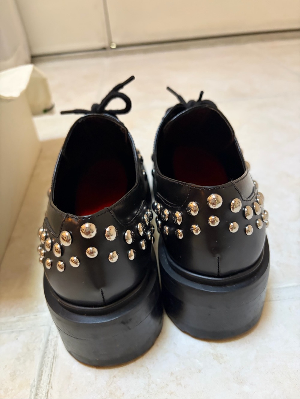 Black Studded Loafers Kenzo - Picture 4 of 5